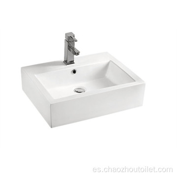 Lavabo de cerámica con lavabo de encimera XS0012